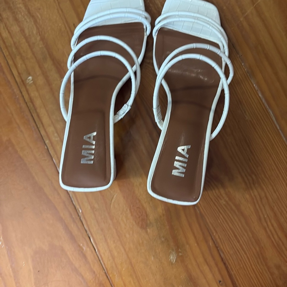 MIA Women's Elegant White Sandals
